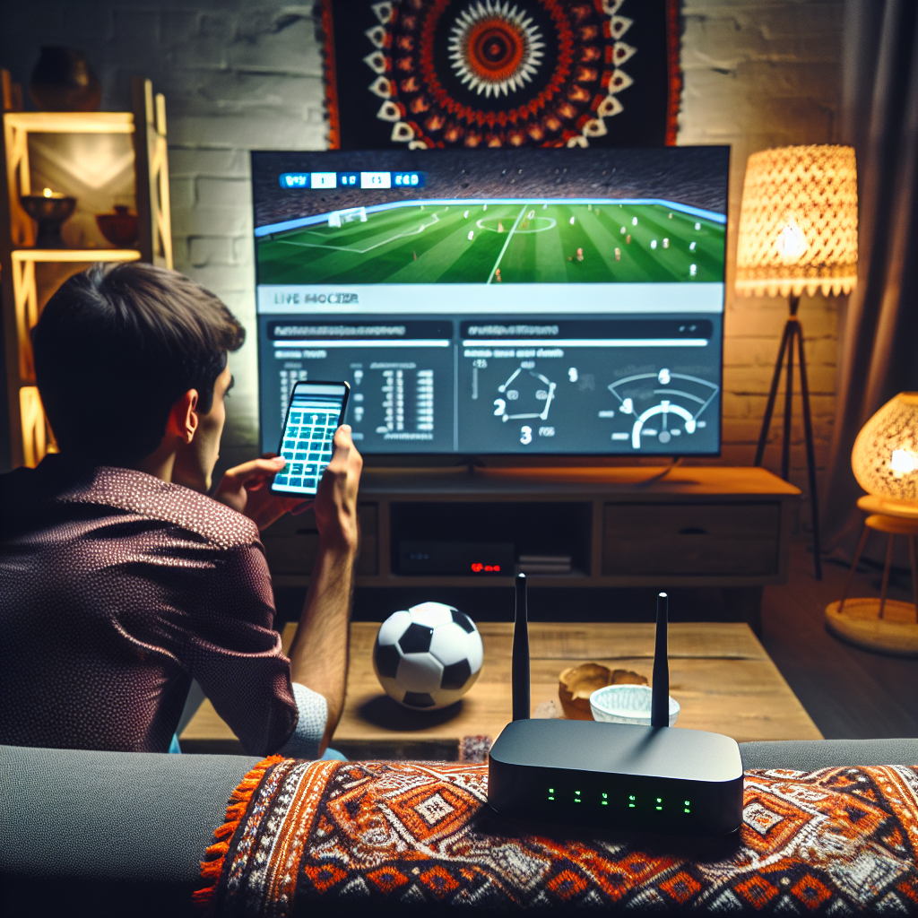 Uzbek fan streaming VIP football with VPN, Smart DNS, and live betting analytics